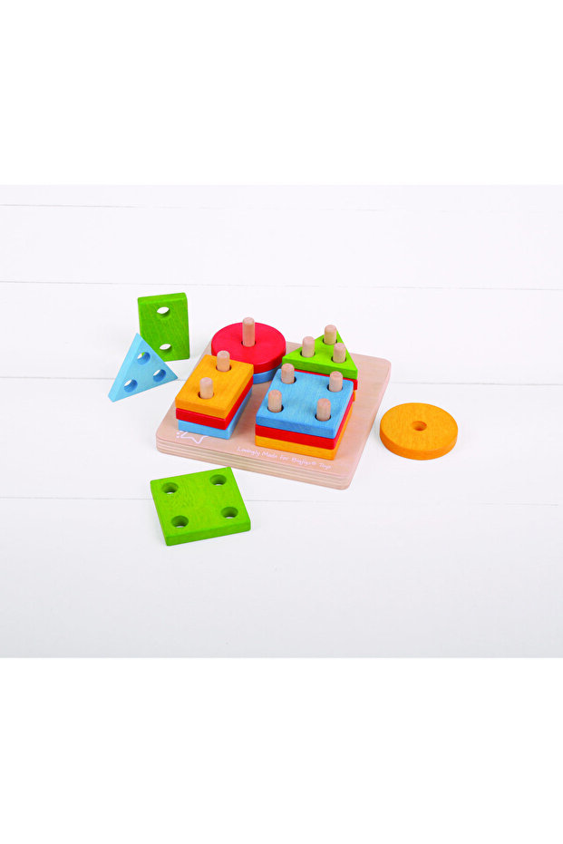 Sorting game - 4 geometric shapes - 4