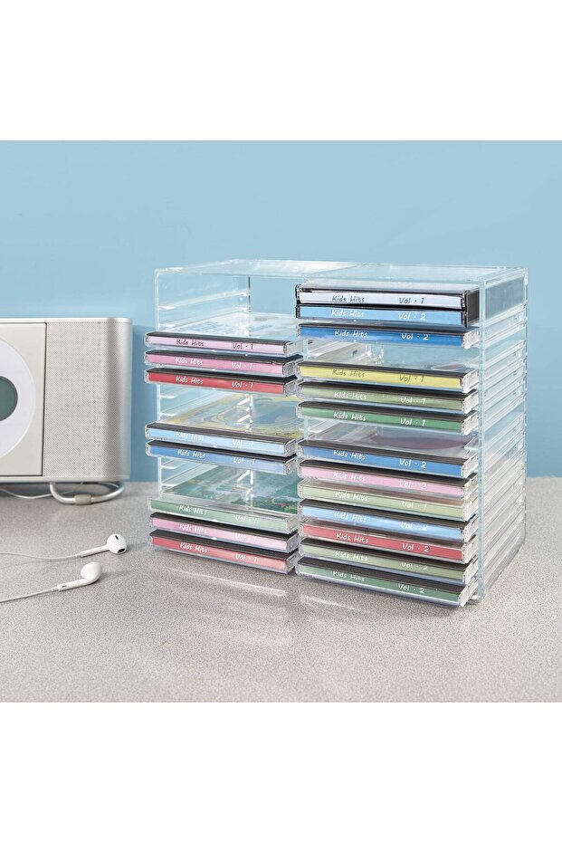 Transparent Plastic CD Holder - 7