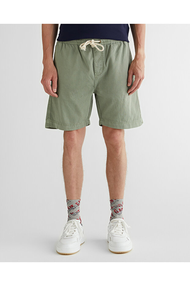 Erkek Yeşil Regular Fit Şort - 3