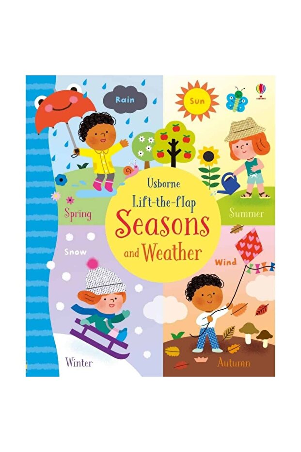 Flap book, LTF SEASONS AND WEATHER, Usborne, + 6 months