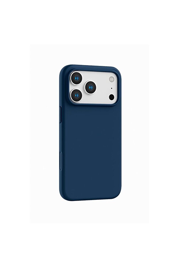 iPhone 17 Pro Max Case, Slim Liquid Silicone 3 Layers Soft Shockproof Protective Cover - Blue