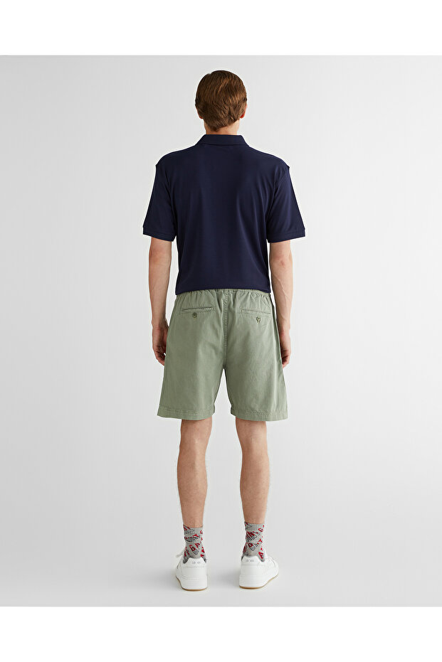 Erkek Yeşil Regular Fit Şort - 2