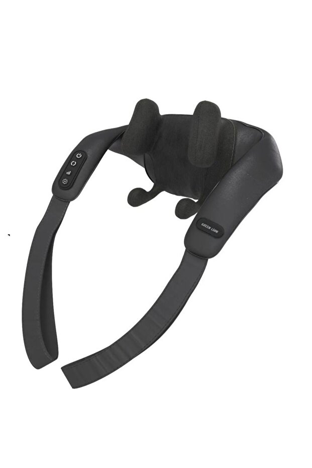 4D Neck & Shoulder Rechargeable Kneading Massager with Heat - Black