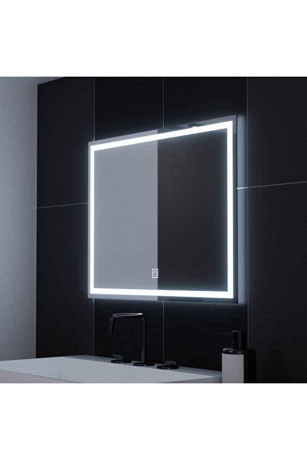 Oglinda LED Rectangulara, 80x60cm, FRAME Basic Touch - 3