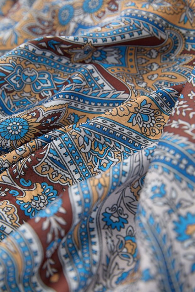 Desenli Soft Şal Antrasit - 3