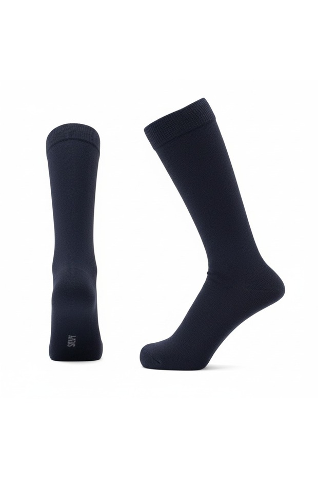 Men's Casual Long Socks MCUL 1 Navy Blue