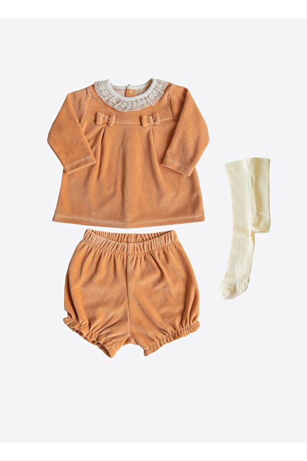 Organic Plair Top Donlu Set of 2 Orange