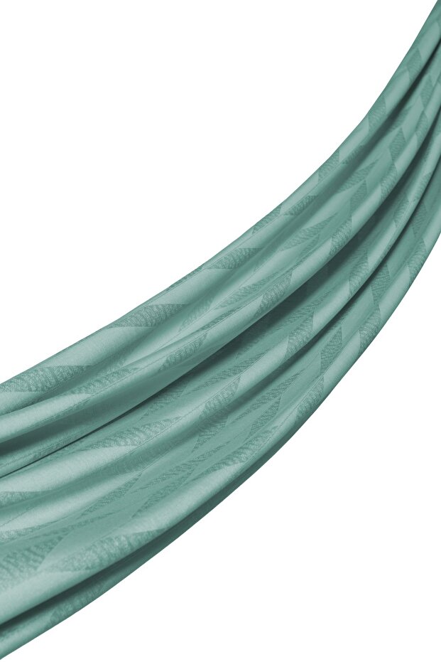 Geometric Pattern Modal Shawl Mint