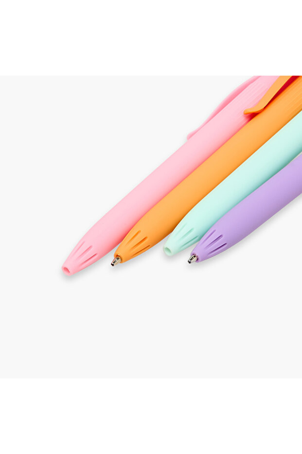 مجموعة أقلام حبر جاف صلبة مكونة من 4 قطع - 4