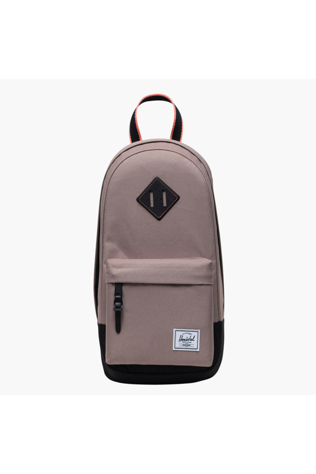 Herschel Supply Co Solid Sling Backpack with Adjustable Strap and Zip Closure - 39x19x38 cms