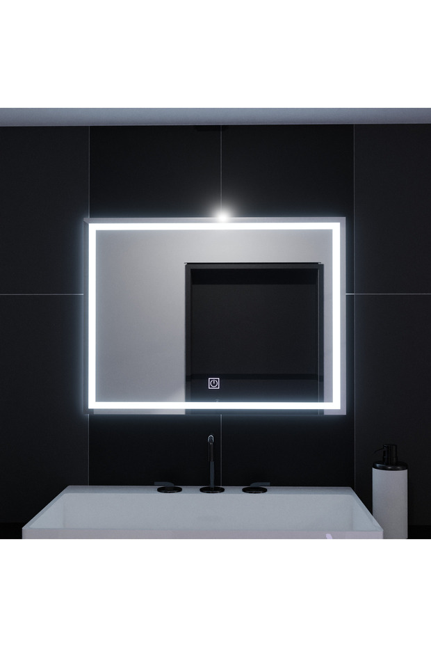 Oglinda LED Rectangulara, 80x60cm, FRAME Basic Touch - 4