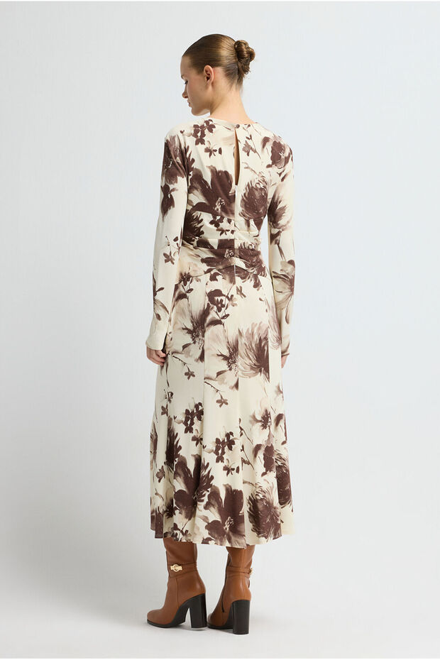 Desenli Örme Elbise - 6