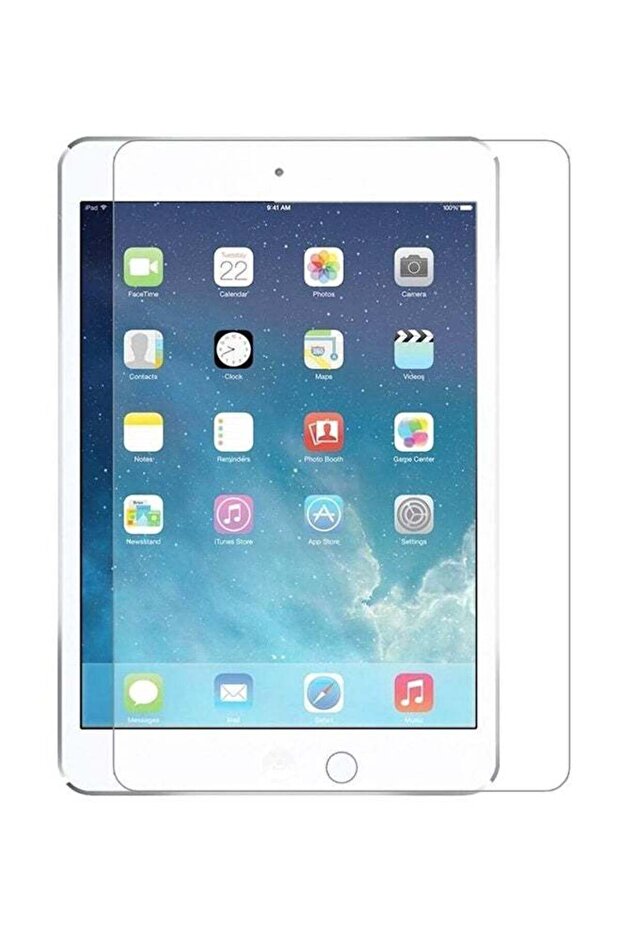 Tempered Glass Screen Protector For Apple iPad Air 2, iPad 6, 9.7 Inch - Multicolour