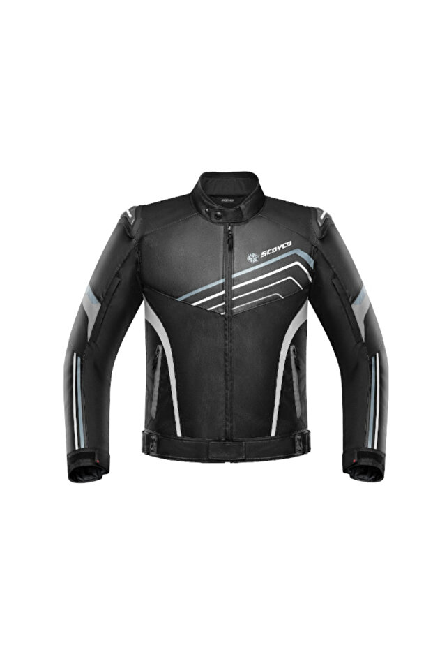 Motorcycle Jacket Full Protection 4 Seasons Maxdura Fabric and Pu Leather Motor Jacket Black Edt