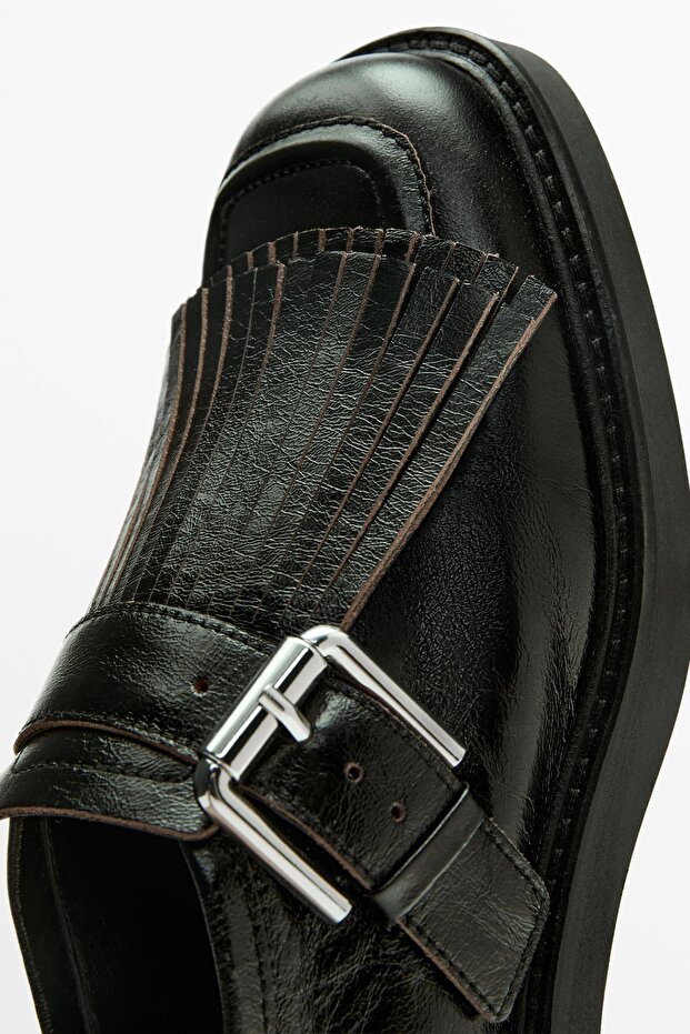 Püsküllü tokalı blucher - 5