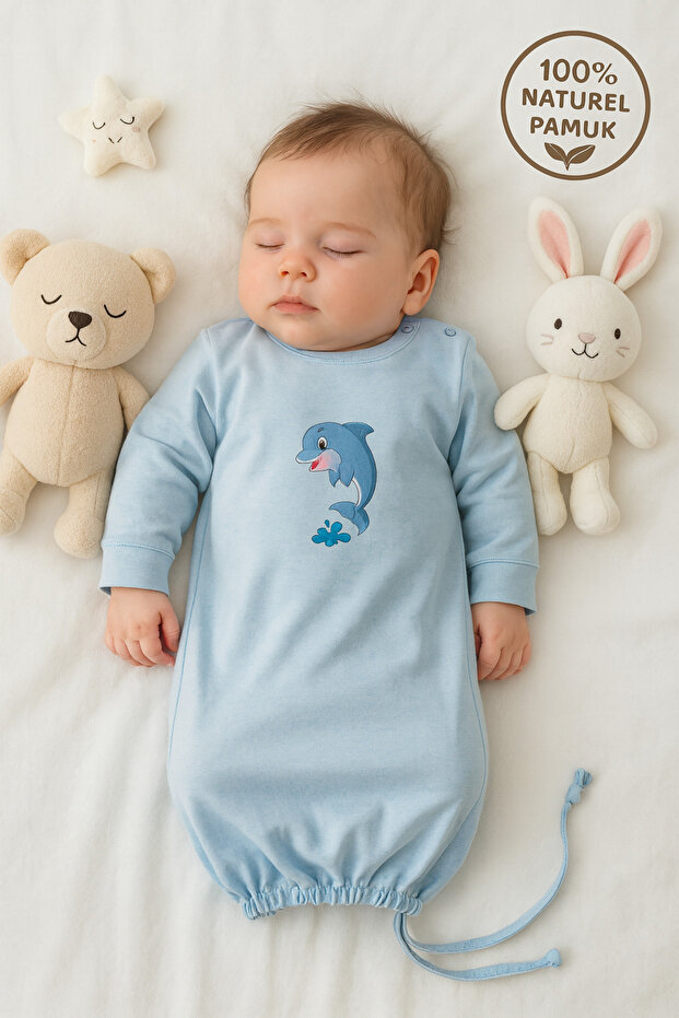 كيس نوم مريح برباط - 100% قطن - 3