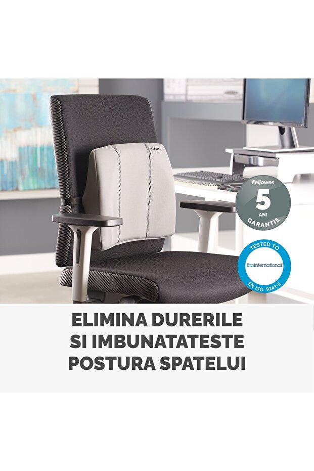 Slimline Graphite Back Support - 2