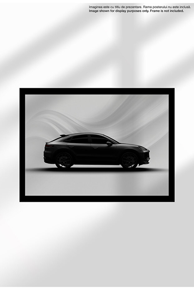 Modern Supercar Canvas Poster – Unframed Digital Print on Matte Canvas - 1848 Cayenne Turbo GT - 1
