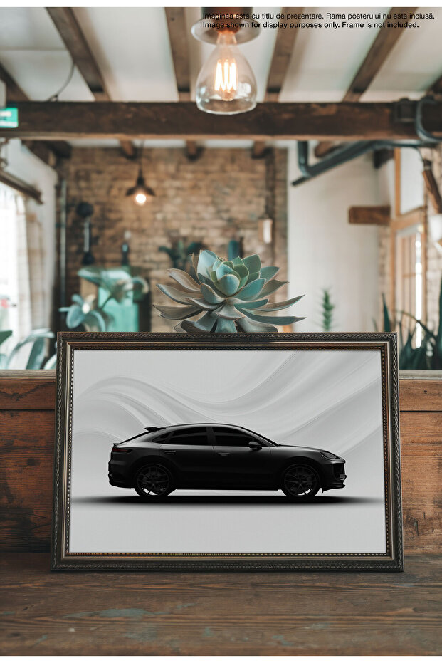 Modern Supercar Canvas Poster – Unframed Digital Print on Matte Canvas - 1848 Cayenne Turbo GT - 5