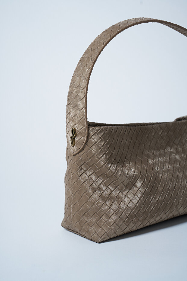 Moss Örgü Çanta Bej - 4