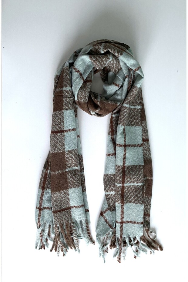 منقوشة نمط الشتاء شال - 3