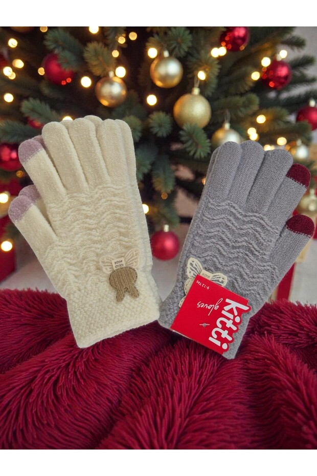 Kız Çocuk Eldiven 2 Adet Eldiven - 2