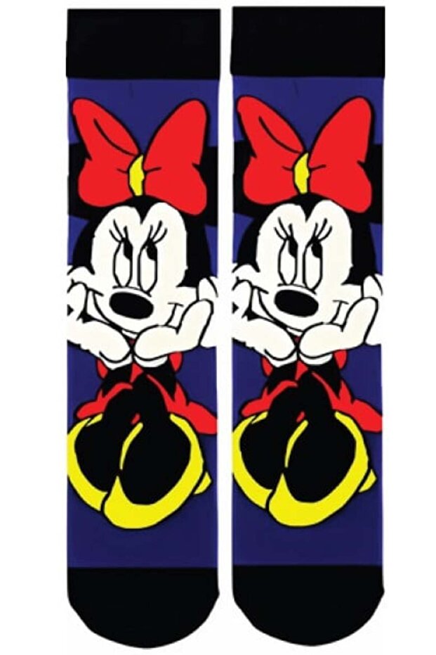 جوارب ملونة منقوشة من ميني ماوس - 1