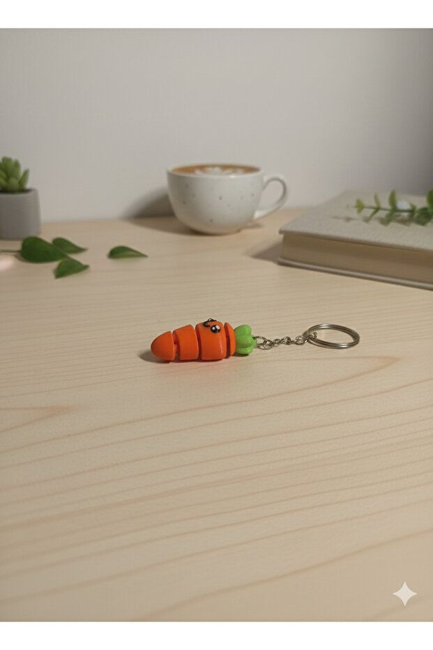 Animated Carrot Keychain - 4