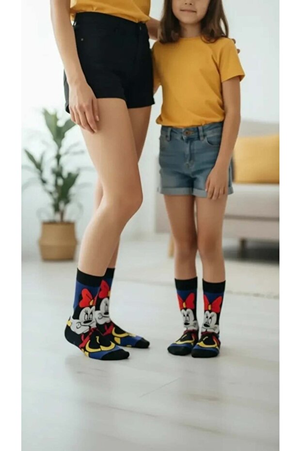 جوارب ملونة منقوشة من ميني ماوس - 3