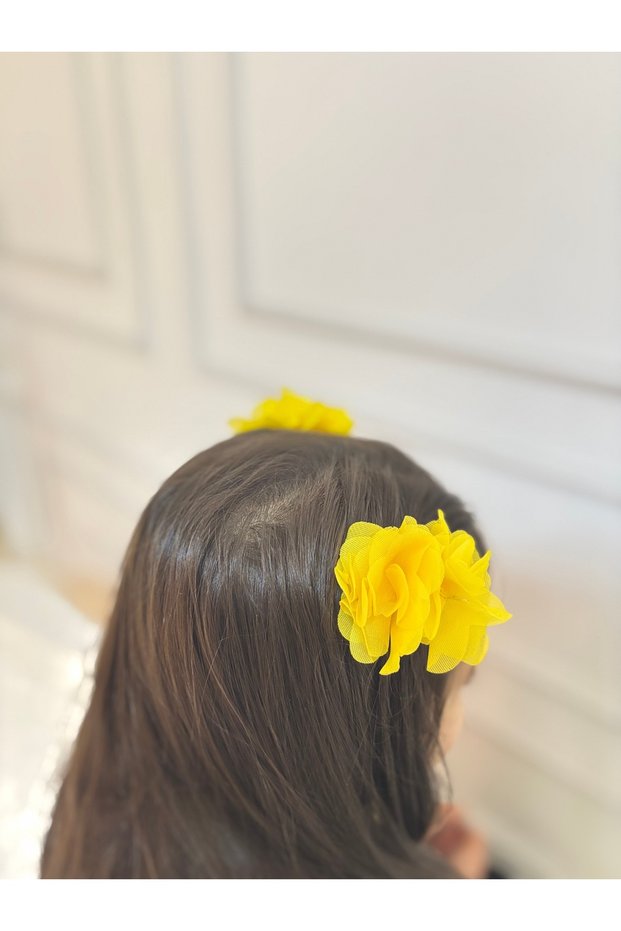 Girl's Floral Clip Buckle
