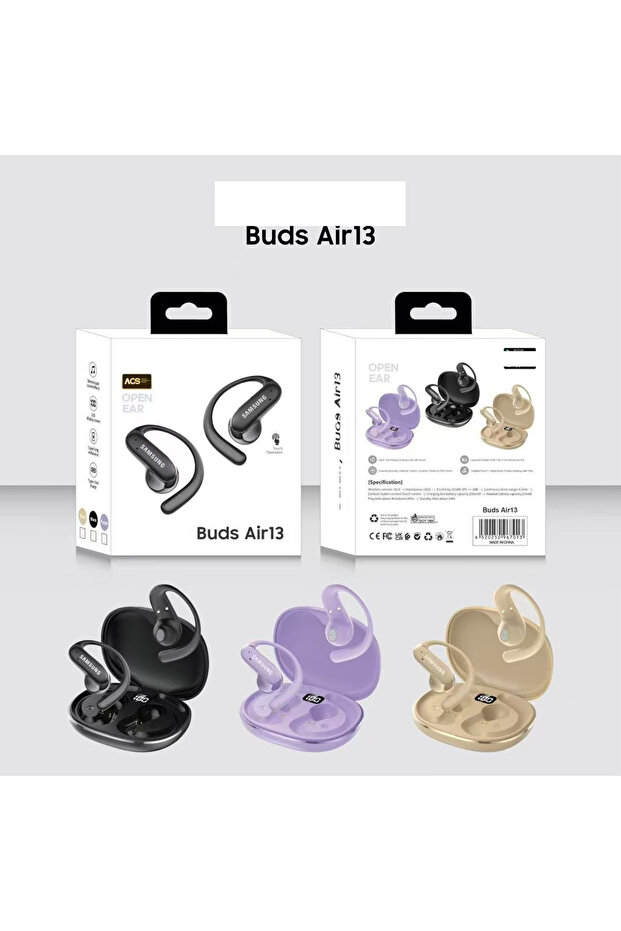✨ BudsAir 13 – Ultra-Compact Smart Wireless Earbuds