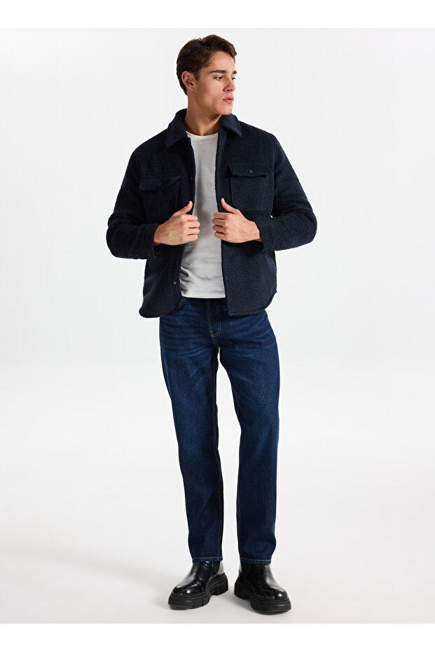 Normal Koyu Lacivert Erkek Ceket ONSGIO LF PADDED JACKET OTW - 1