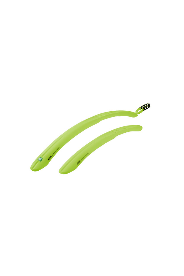 Durable Lime Green Mudguard Set Universal - 4