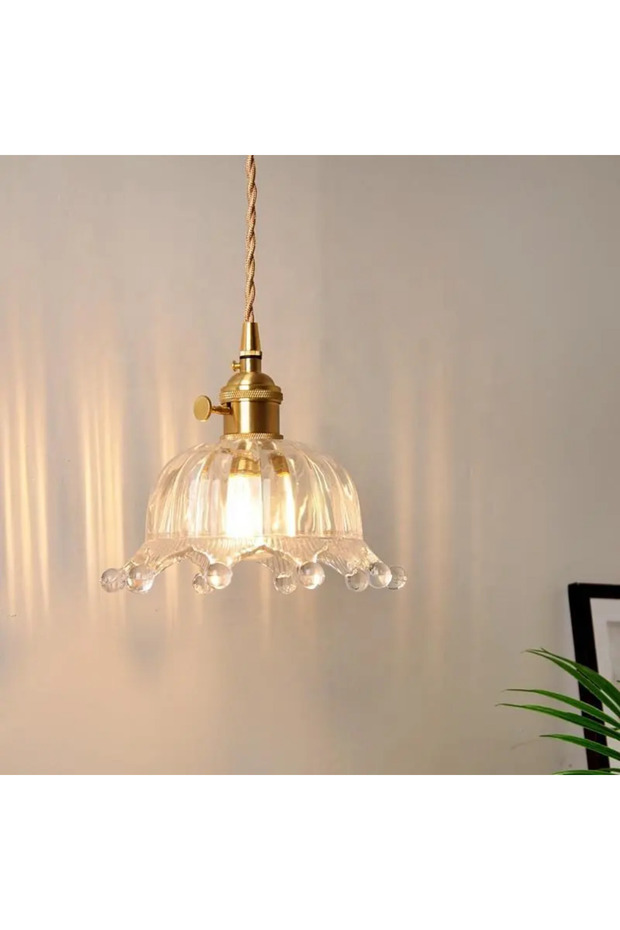 Small Crown LED Pendant Chandelier