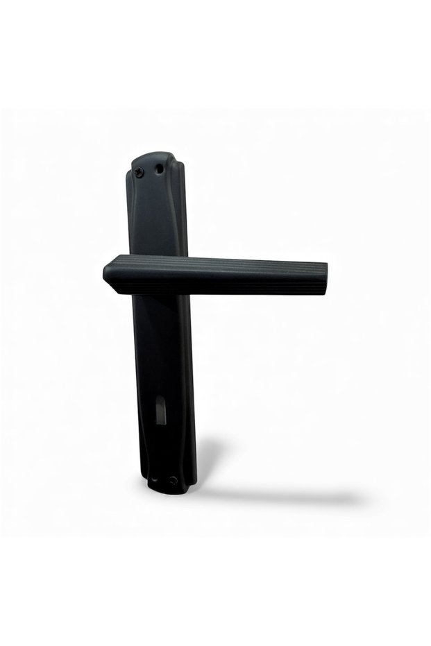 Cide Model Matte Black Mirrored Door Handle – Set of 7 (5 Rooms + 2 Toilets)
