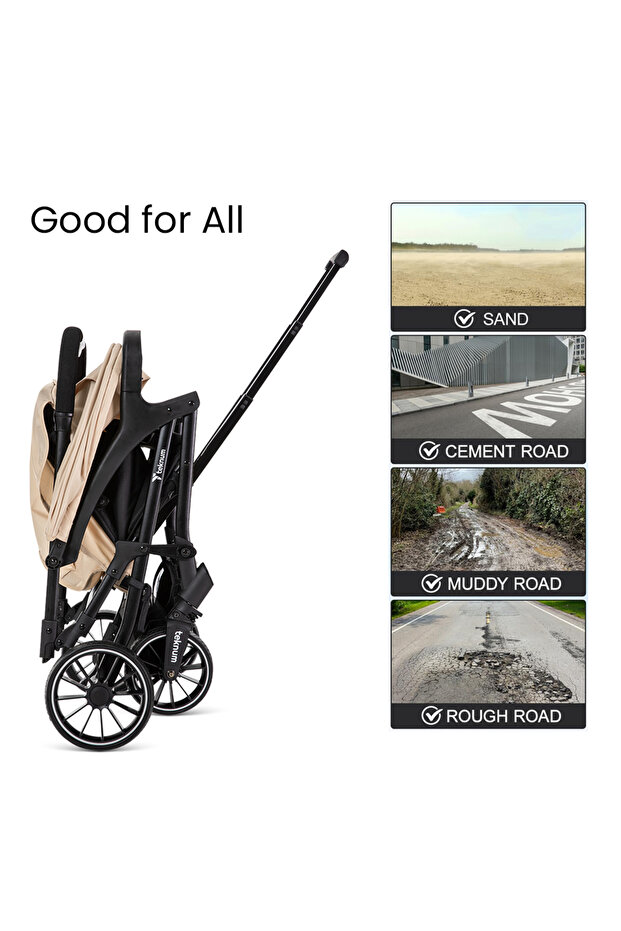 عربة الأطفال فلاي لايت - عاجي - 3