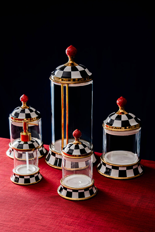 Cosmo 5 Parça Cam Mutfak Seti - 1