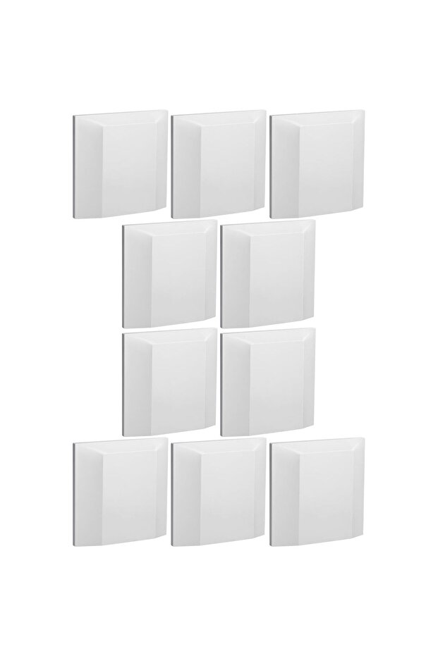 Mallia Senses 1 Gang Cable Outlet - 45A Pack of 10 (Matt White)