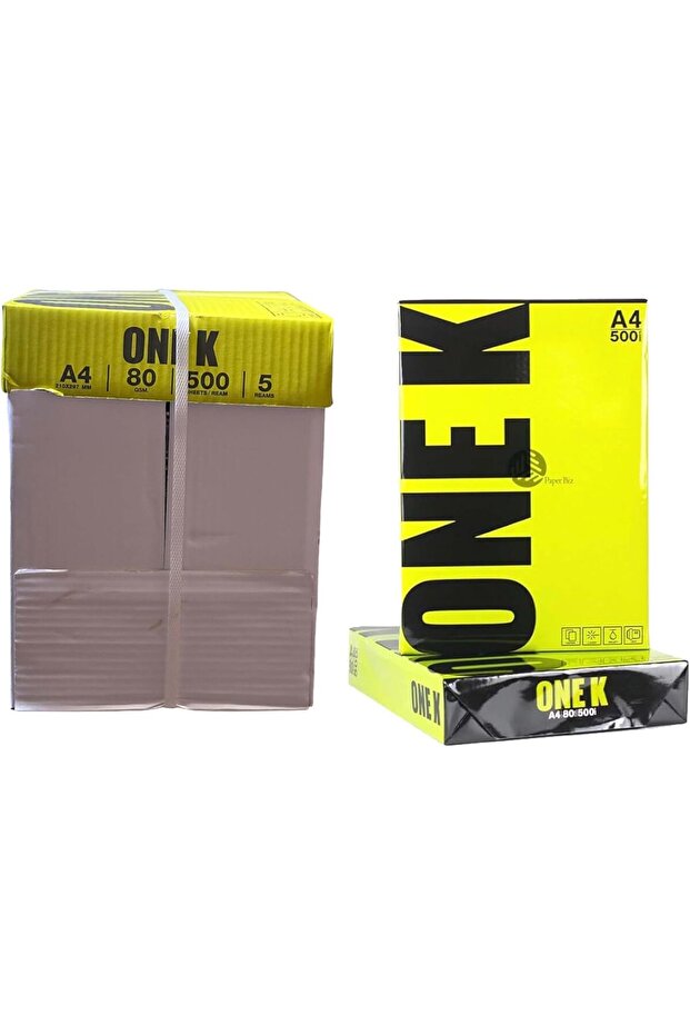 K A4 Copy Paper, 80 GSM, 500 Sheets, White