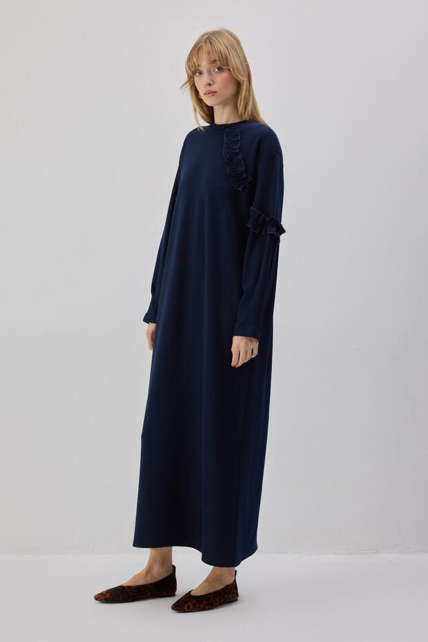 FIRFIRLI ÖRME ELBİSE - 4