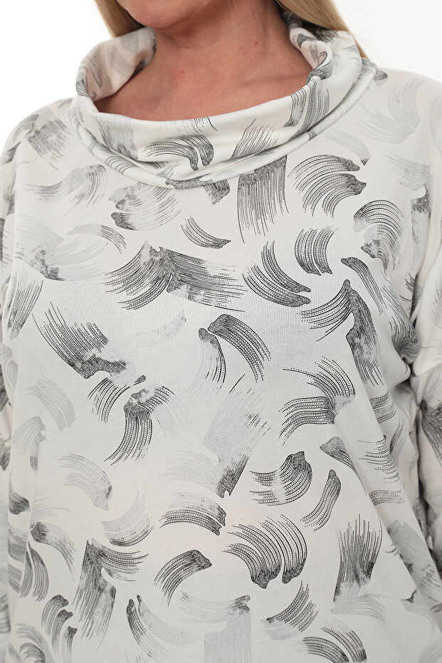 بلوزة كبيرة الحجم للأم - 3