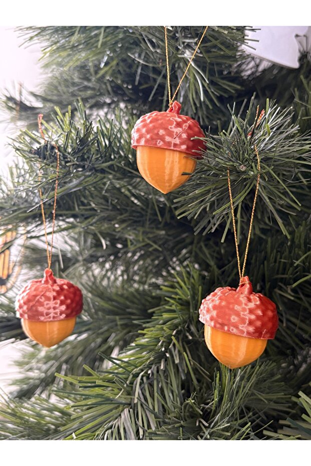 Christmas Tree Ornament Palamut Set of 3 3D Printing