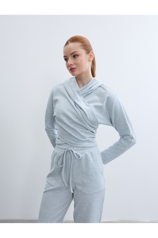 بلوزة كوبوسونلو بأزرار على الجهتين كابا مورمي - 6