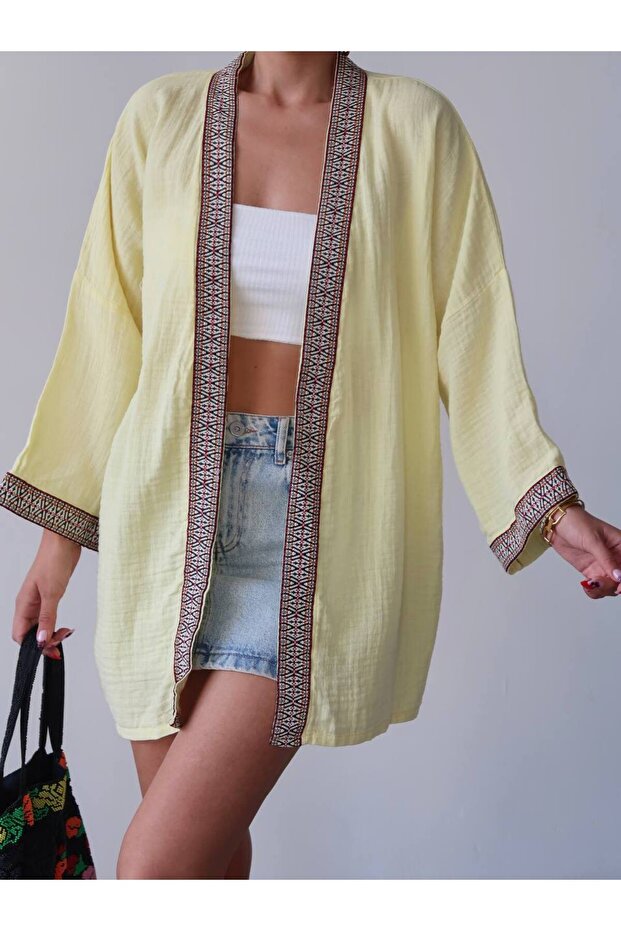 Lace Linen Kimono