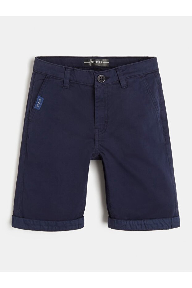 Satin Bebek Regular Fit Şort - 1