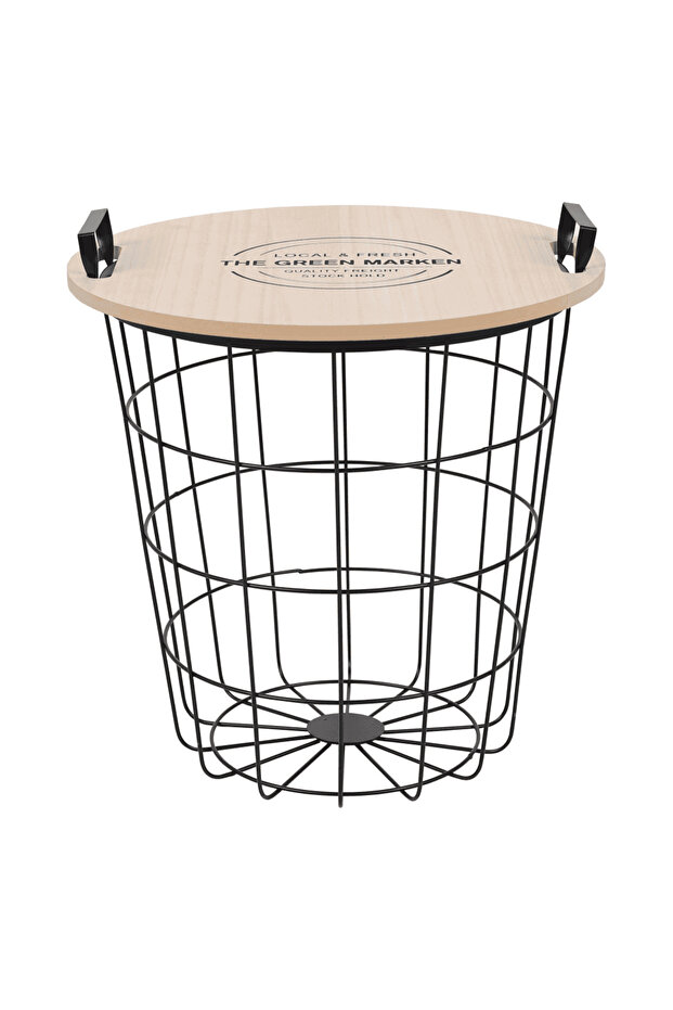 Side table, model /black, NANDO - 9