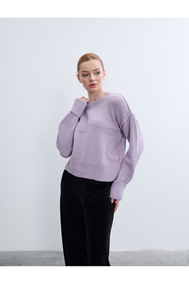 سترة أساسية بياقة الدراجة - 6