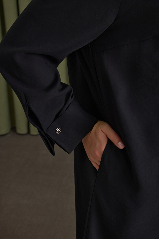 Koza Kol Düğmeli Tunik - 5