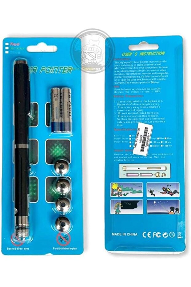 LAZER POİNTER 4 BAŞLIKLI - 1