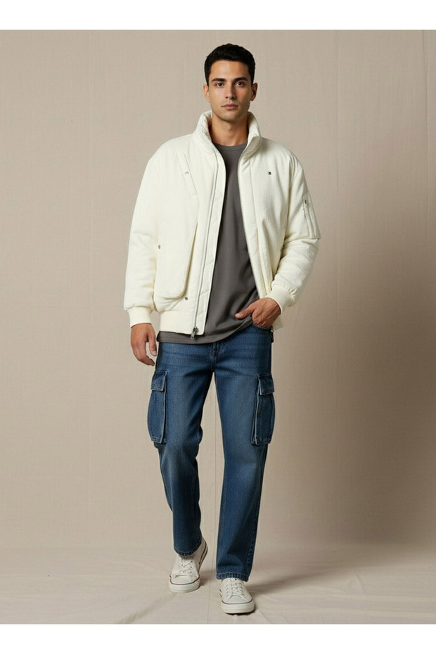 جاكيت رجالي قصة مريحة بسحاب - 2